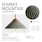 Euri Lighting Artisan Concrete Collection Summit Mountain Pendant Fixture, Dark Grey EIN-HL3DG-1100 - alternate 5